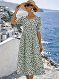 Sienna™ | Elegancka sukienka midi w kwiaty