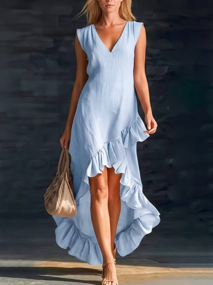 Sienna | Bluzka z falbankami Sukienka Boho High-Low
