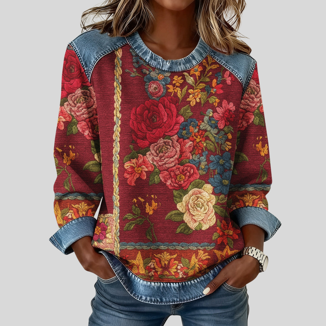 Barbara™ | Bluza z kwiatowym nadrukiem