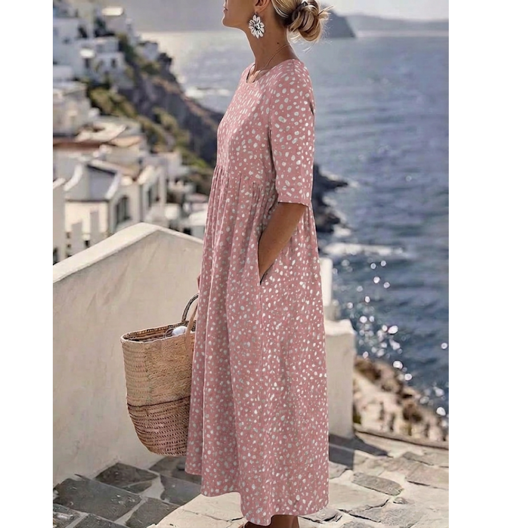 Tess™ | Elegancka sukienka midi o figurszykającym kroju