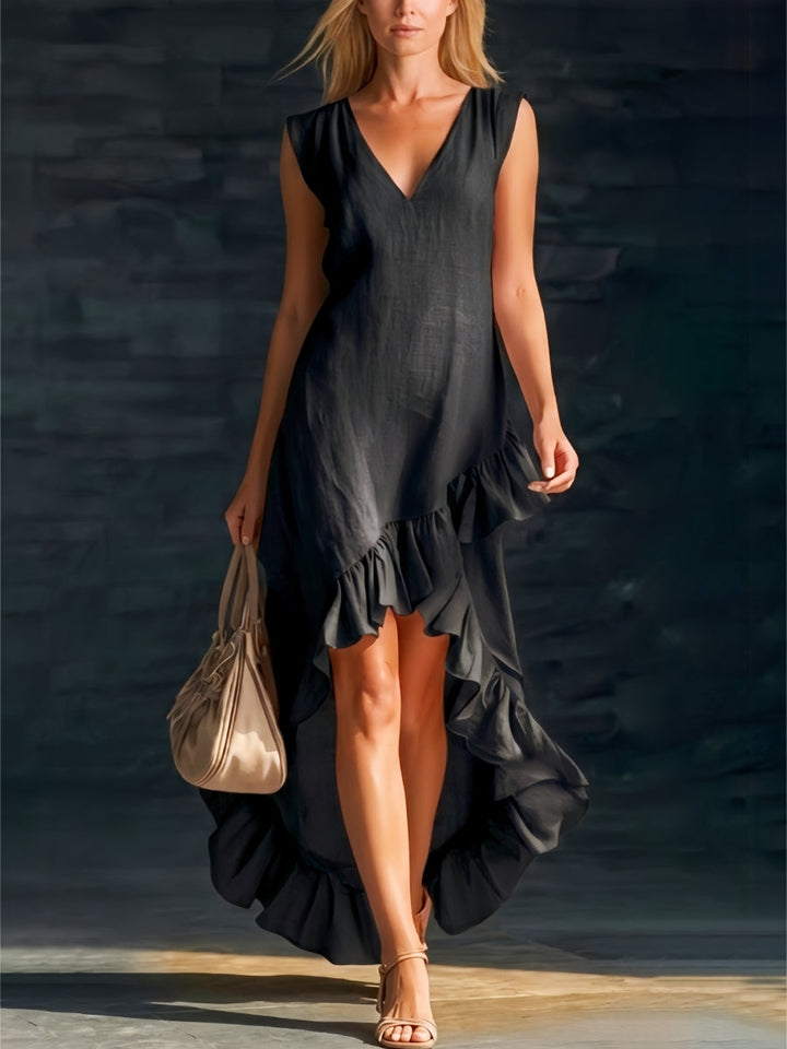 Sienna | Bluzka z falbankami Sukienka Boho High-Low