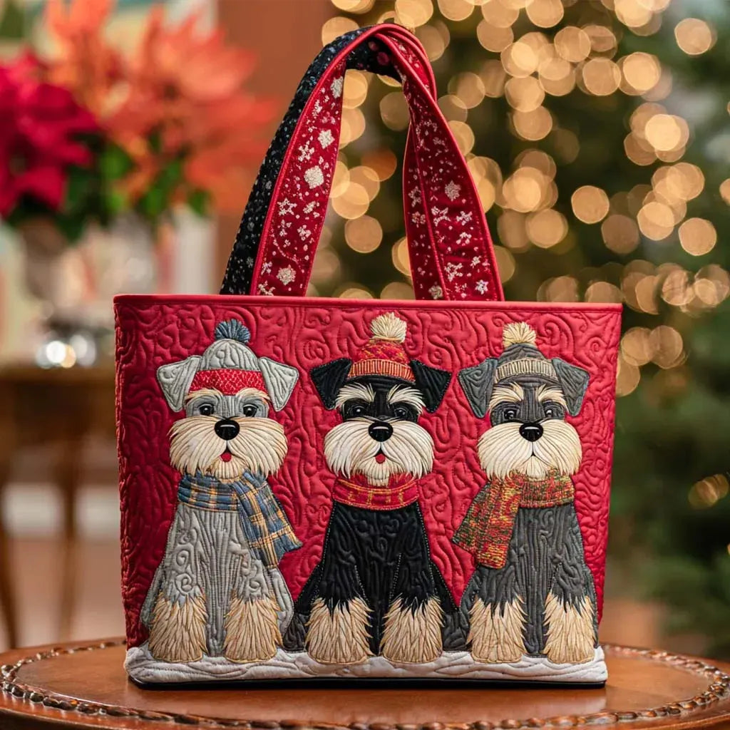 Torebka Ręcznie Robiona - Trio Schnauzerów