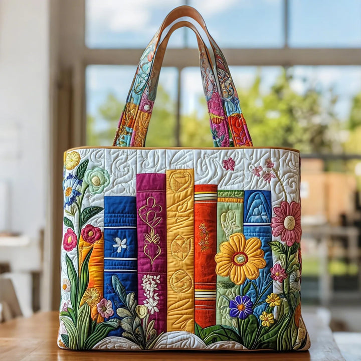Torba Ręcznie Wykonana - Biblioteka Kwiatowa