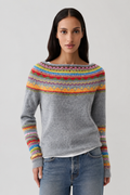 Susanne | Wzorzysty sweter z okrągłym dekoltem