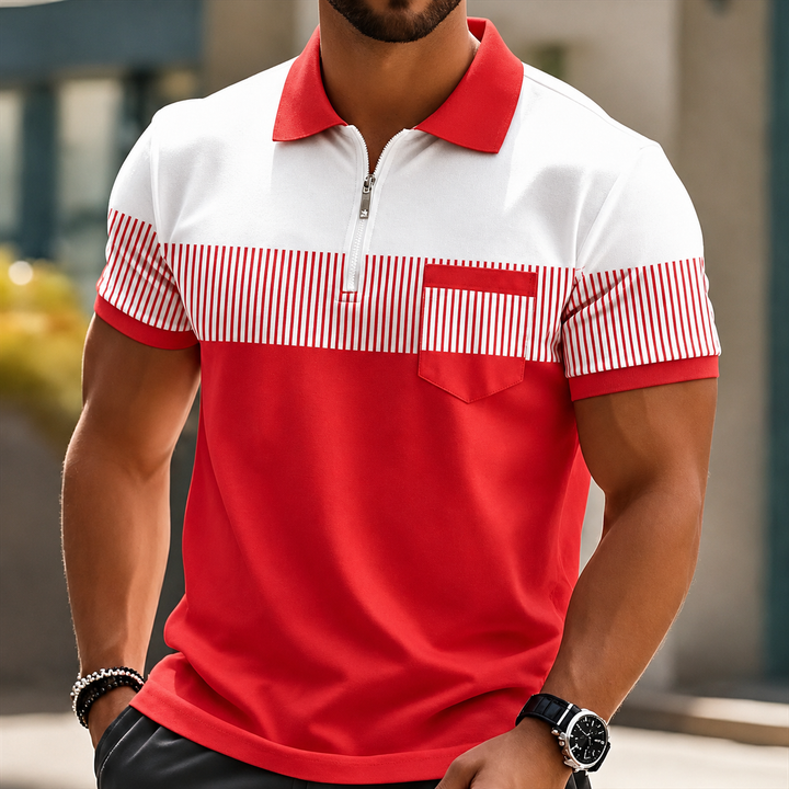 Mason | Eleganckie Polo z Zippem