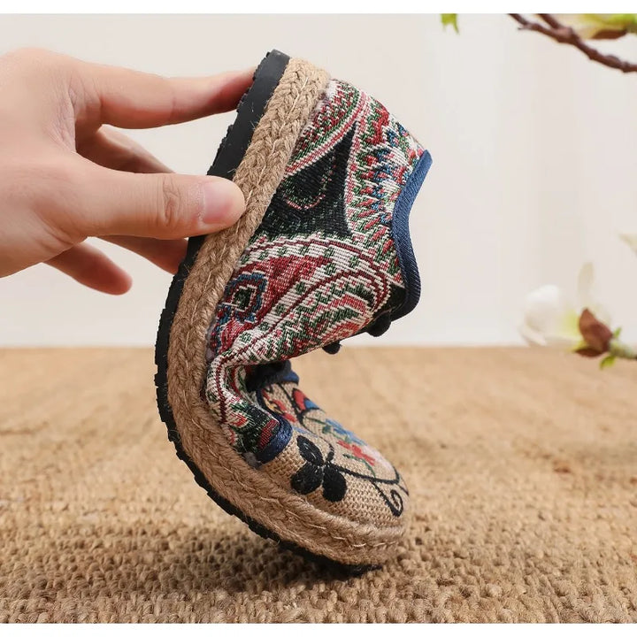 Lily | Woven Canvas Sneakers