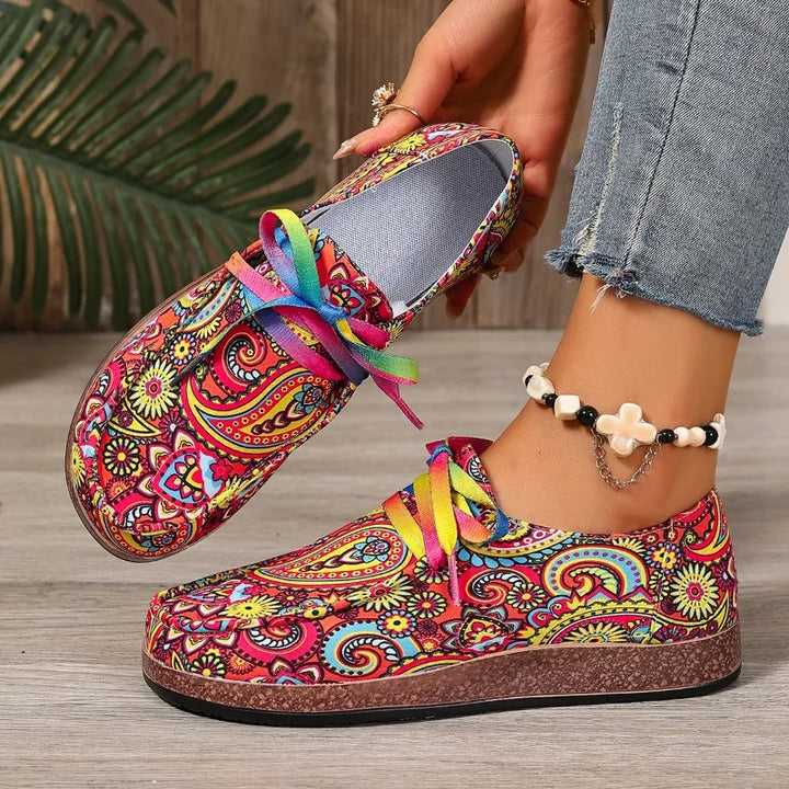 Maya | Vintage Lekkie Sneakersy Low-Top