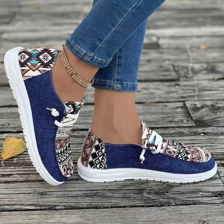 Ava | Ortopedyczne Sneakersy z Wzorem