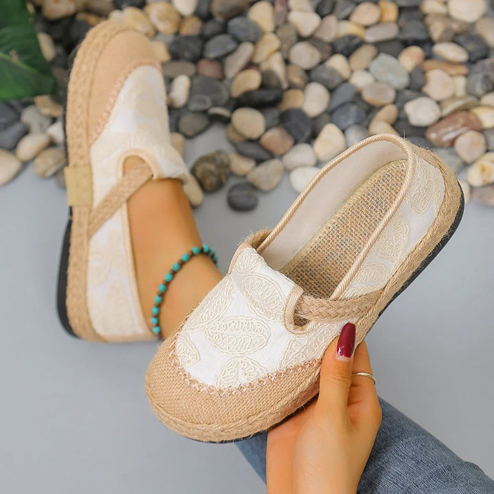 Ella | Boho Haftowane Buty Canvas
