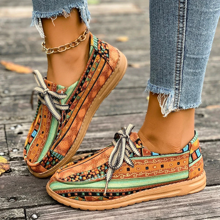 Olivia | Orthopedyczne Sneakersy z Wzorem