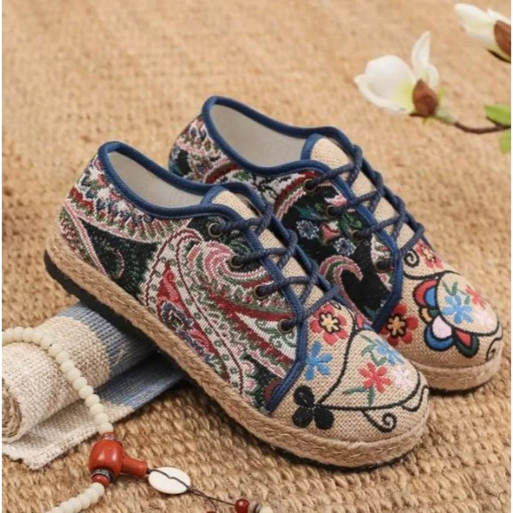 Lily | Woven Canvas Sneakers