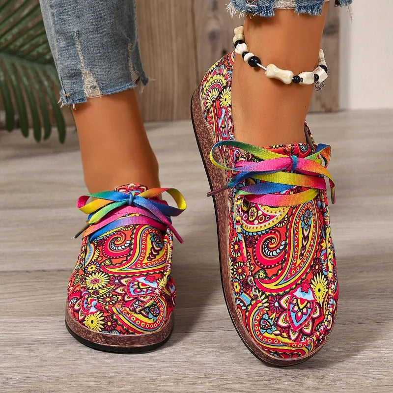 Maya | Vintage Lekkie Sneakersy Low-Top
