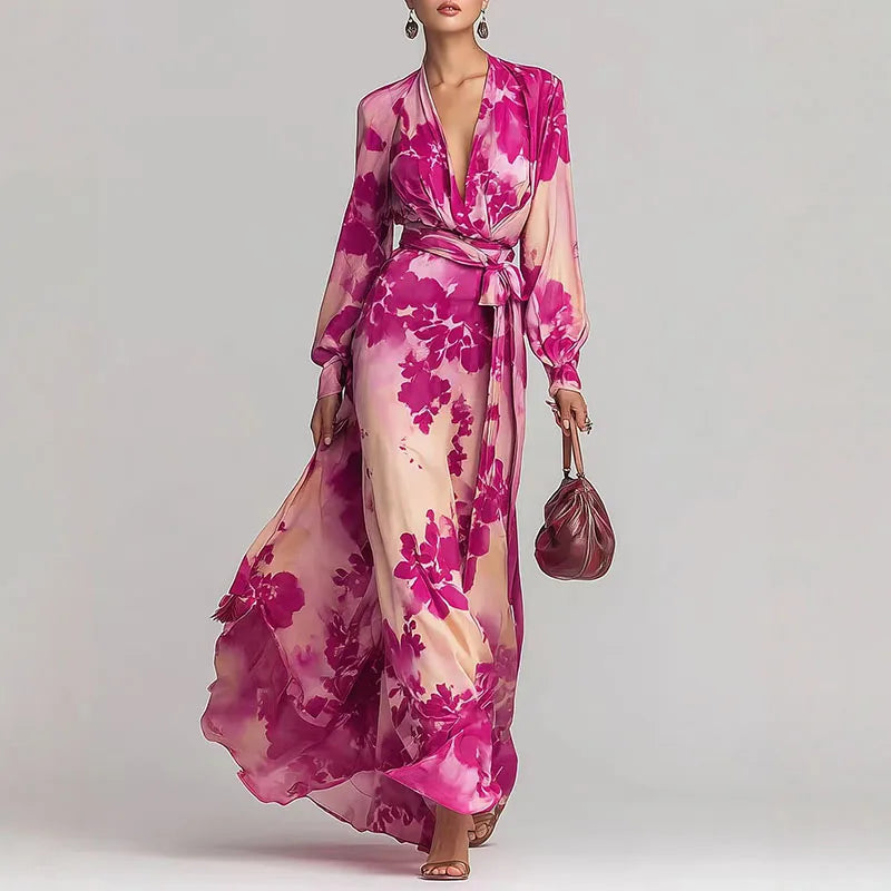 Leah – Kwiatowa Sukienka Maxi