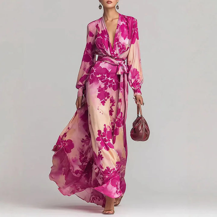 Leah – Kwiatowa Sukienka Maxi