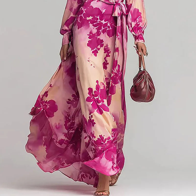 Leah – Kwiatowa Sukienka Maxi