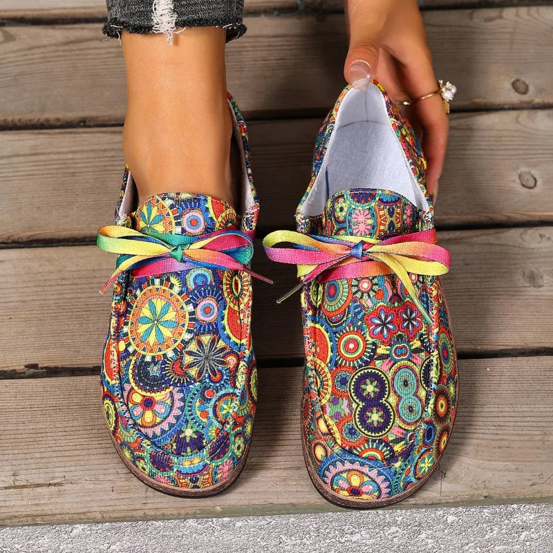 Maya | Vintage Lekkie Sneakersy Low-Top