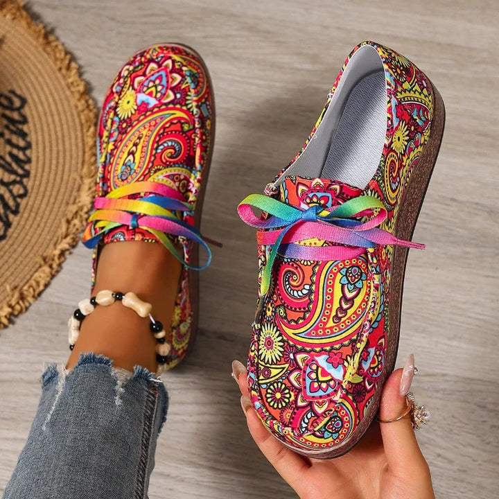 Maya | Vintage Lekkie Sneakersy Low-Top