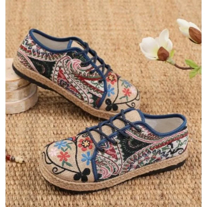 Lily | Woven Canvas Sneakers