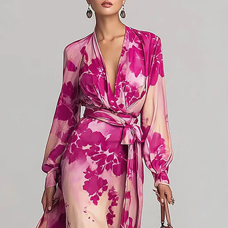 Leah – Kwiatowa Sukienka Maxi