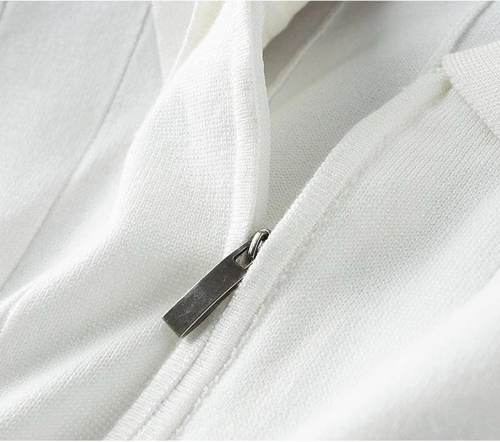 Clark | Sweter Polo z Zippem