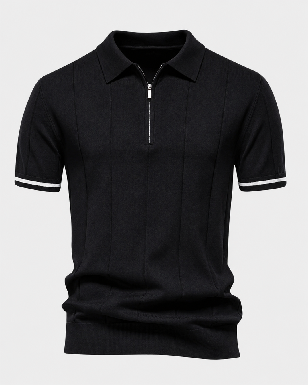 Clark | Sweter Polo z Zippem