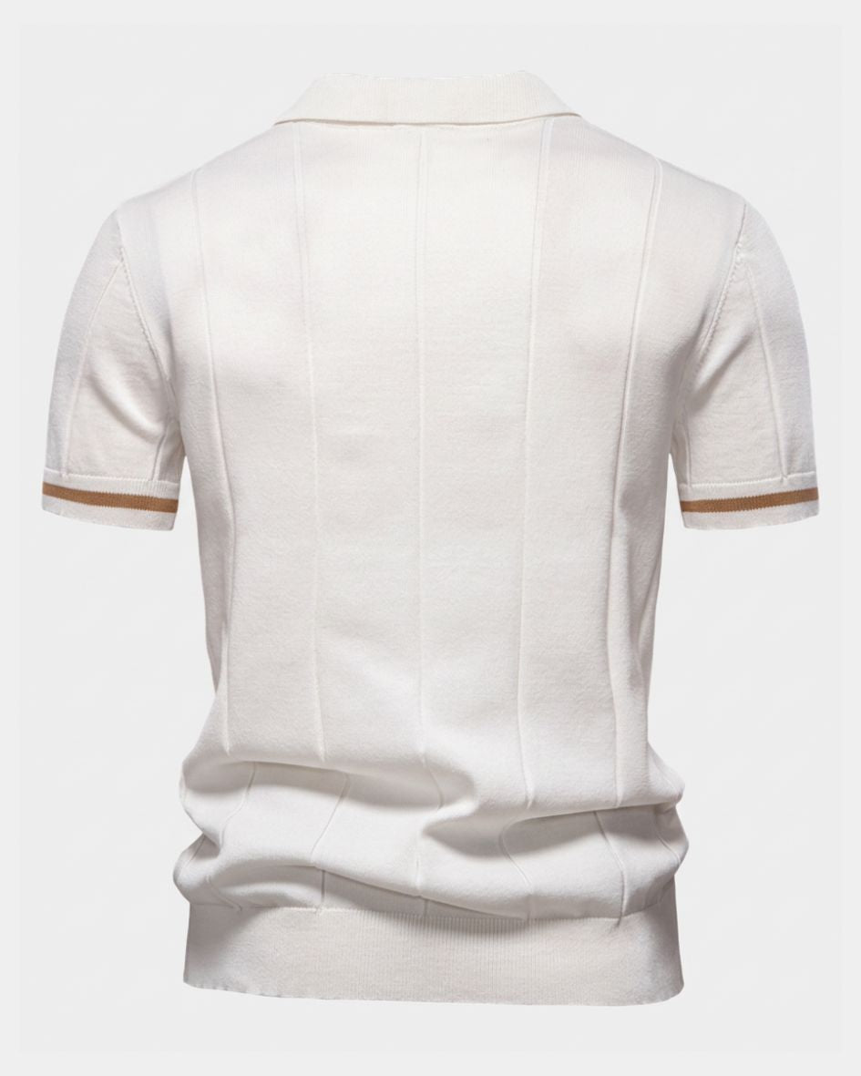 Clark | Sweter Polo z Zippem