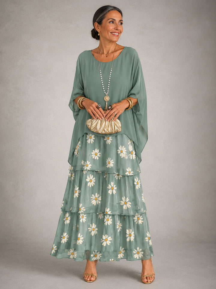 Odile | Elegancka i zwiewna sukienka maxi