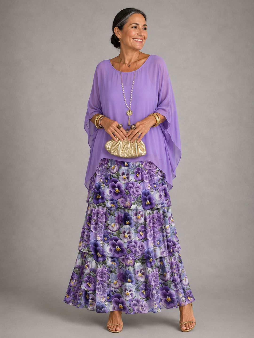 Odile | Elegancka i zwiewna sukienka maxi