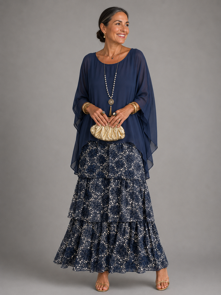 Odile | Elegancka i zwiewna sukienka maxi
