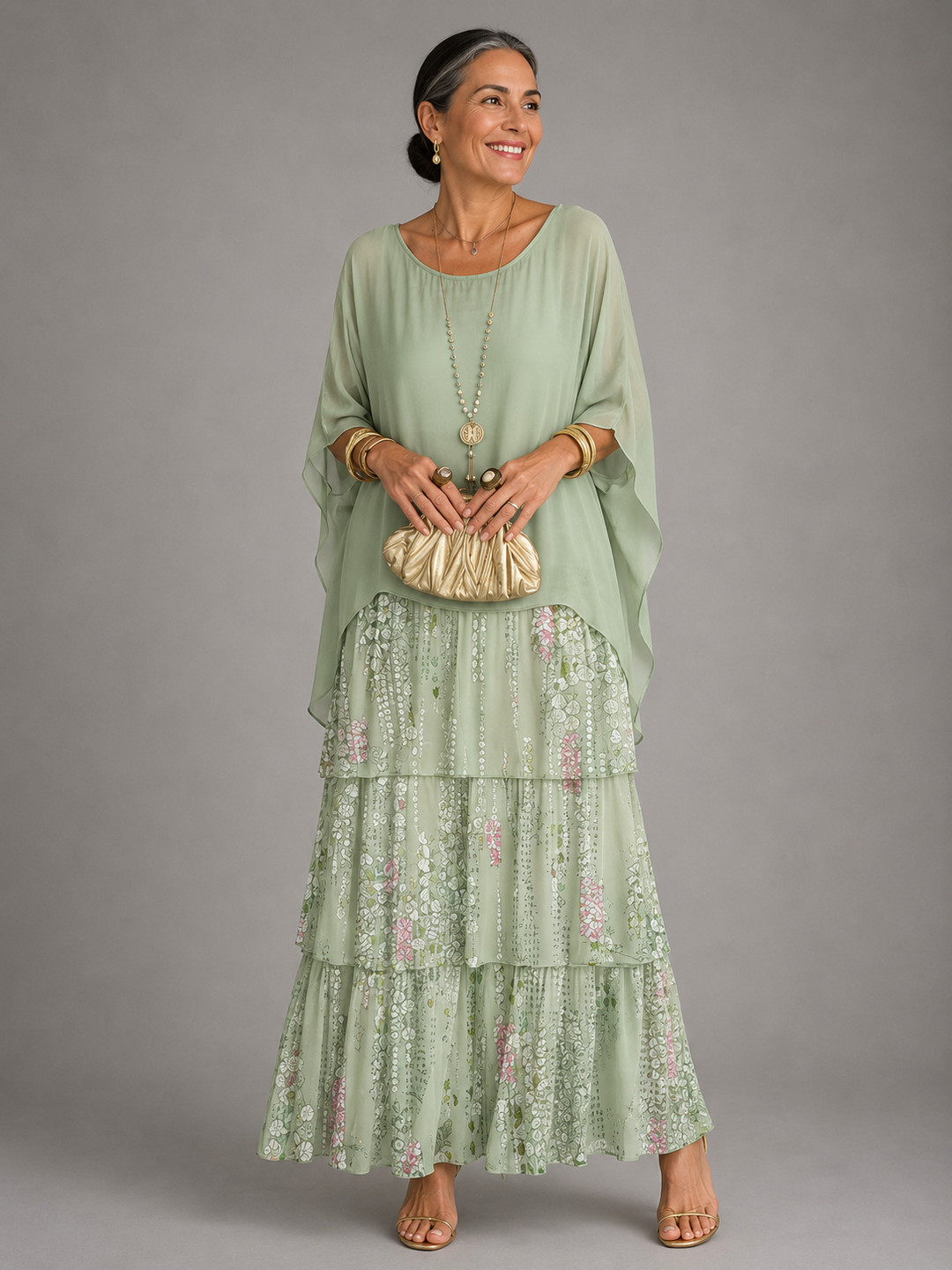 Odile | Elegancka i zwiewna sukienka maxi