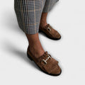 Brigitte - Eleganckie Brązowe Loafersy