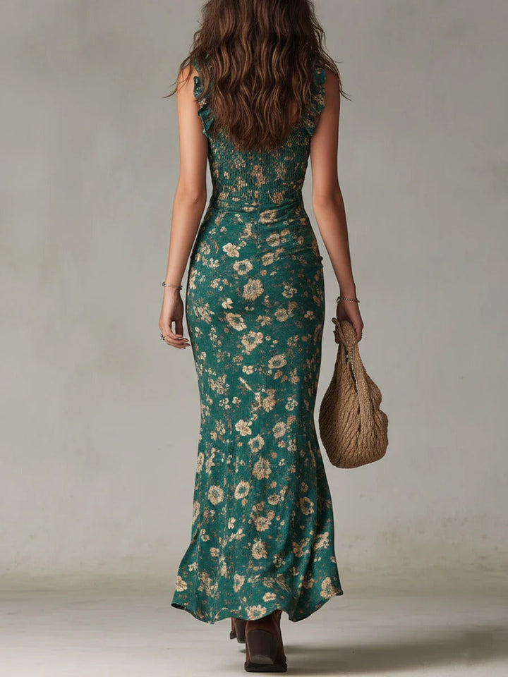 Mika | Boho Retro Sukienka Maxi