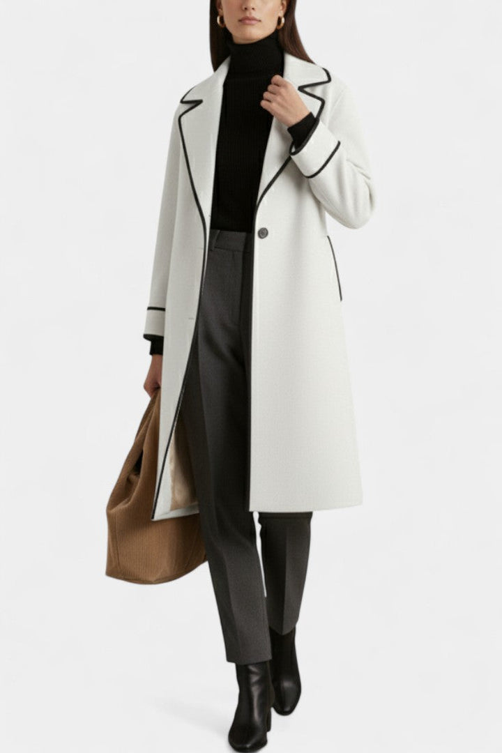 Marianna | Płaszcz z szerokim kołnierzem