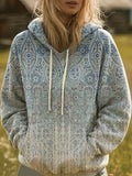 Sonia | Boho Paisley Bluza z Kapturem